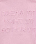 Jachetă bomber căptușită cu nasturi roz pentru fete Button Blue