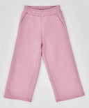 Pantaloni sport căptușiți, cu talie elastică, roz, pentru fată, Button Blue