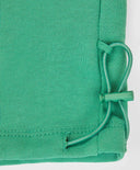 Joggeri cu talie elastică și ajustare a lățimii cracilor, verzi, pentru fată, Button Blue