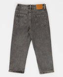 Blugi Carrot fit, căptușiți, gri, pentru copii, Button Blue