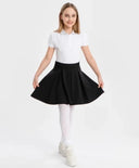 Поло тениска бяла за МОМИЧЕ основен изглед