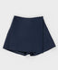Fustă-pantalon clasică, albastră, Button Blue
