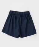 Fustă-pantalon clasică, albastră, Button Blue