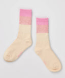 Set de două perechi de șosete înalte, multicolore, pentru fată, Button Blue