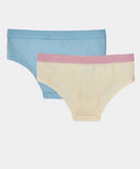 Set de boxeri din două piese, multicolor, pentru fată, Button Blue