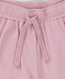 Pijamale cu pantaloni reiat și tricou cu mânecă lungă, lavandă, pentru fată, Button Blue