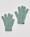 Mănuși tricotate verzi pentru copii, Button Blue