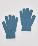 Mănuși tricotate albastre pentru copii Button Blue