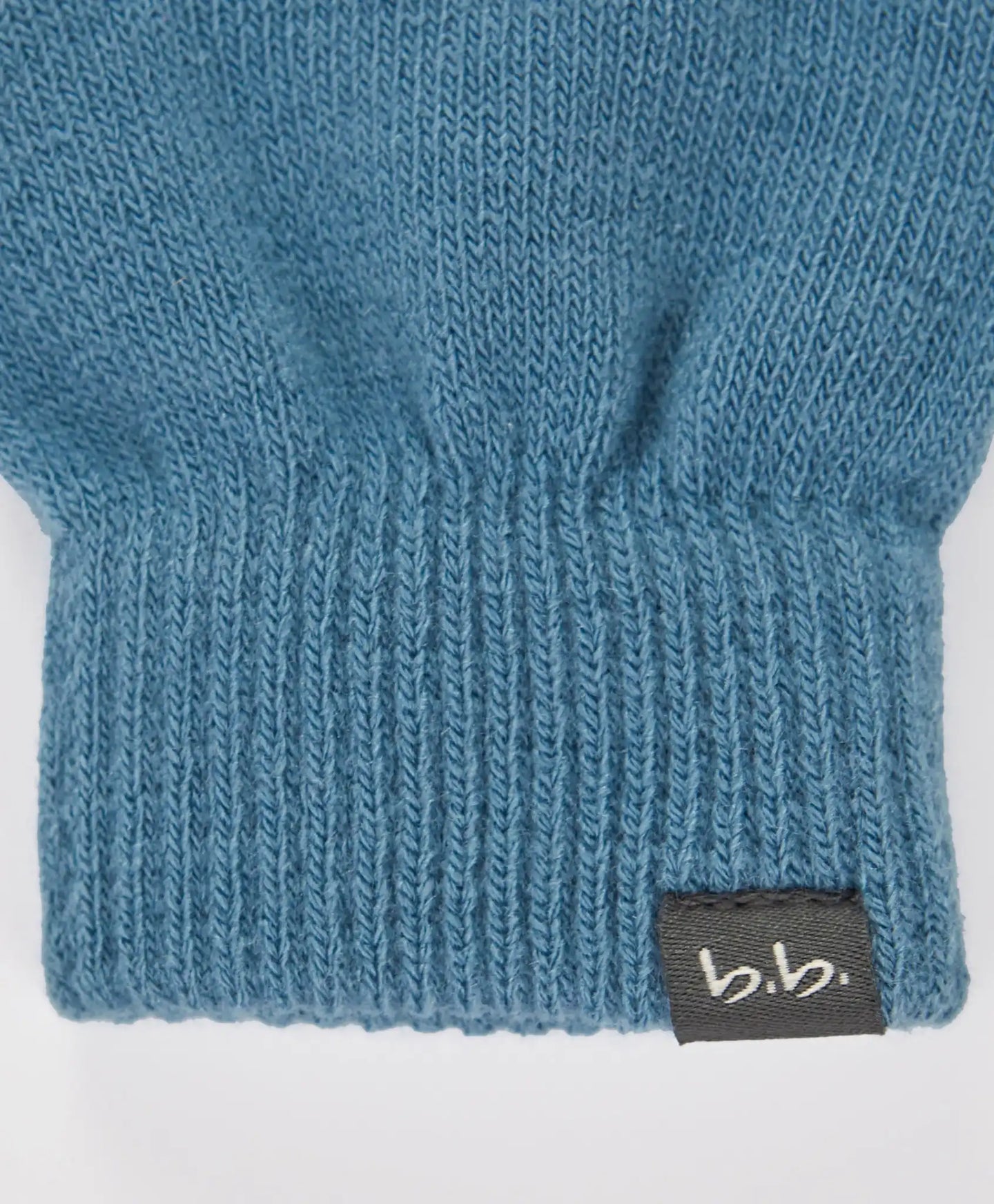 Mănuși tricotate albastre pentru copii Button Blue