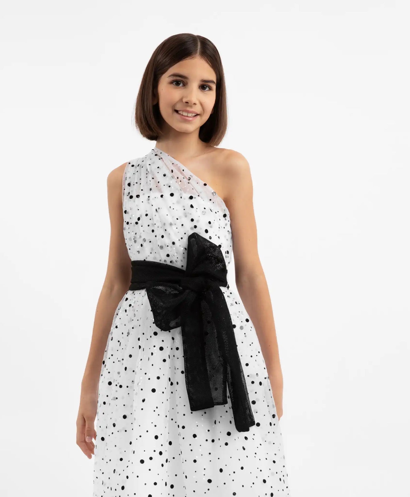 Rochie textilă cu buzunare exterioare, albastră, pentru fete de la Gulliver