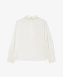 Bluză tricotată cu decorațiuni, crem, pentru fată, Gulliver