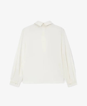 Bluză tricotată cu decorațiuni, crem, pentru fată, Gulliver