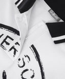 Polo oversize, cu mânecă scurtă, alb, pentru fată, Gulliver