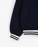 Hanorac bomber din interlock cu imprimeu albastru pentru fete Gulliver