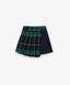 Fustă din denim, cu detaliu aplicat în carouri, pentru fată, Gulliver