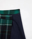 Fustă din denim, cu detaliu aplicat în carouri, pentru fată, Gulliver