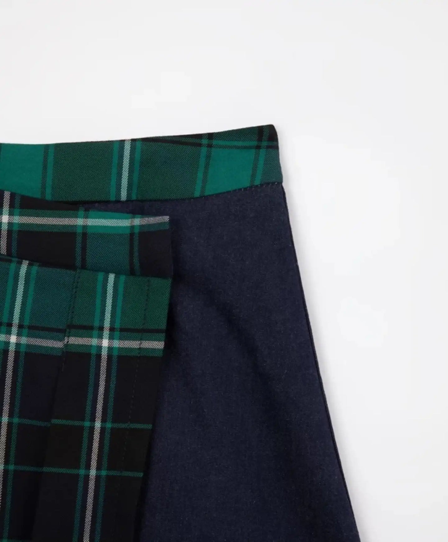 Fustă din denim, cu detaliu aplicat în carouri, pentru fată, Gulliver