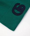 Căciulă tricotată cu tiv larg, verde pentru fetițe de la Gulliver