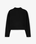 Jachetă tricotată cu închidere cu nasturi metalici, neagră, pentru fată, Gulliver