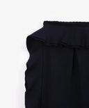 Pantaloni conici cu volane, albaștri, pentru fată, Gulliver
