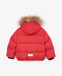 Geacă de iarnă pentru fată, matlasată, cu puf artificial, roșie Gulliver