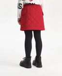 Fustă pentru fată, matlasată, din material impermeabil, roșie Gulliver