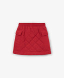 Fustă pentru fată, matlasată, din material impermeabil, roșie Gulliver