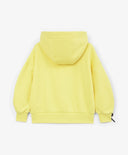 Hanorac pentru fată, siluetă oversize moderată, galben Gulliver
