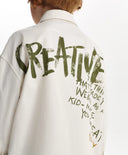 Cămașă pentru băiat cu mânecă lungă, siluetă dreaptă, gri cu print Gulliver