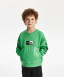 Bluză sport pentru băiat din neopren, cu buzunar tip cangur, verde Gulliver