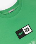 Bluză sport pentru băiat din neopren, cu buzunar tip cangur, verde Gulliver