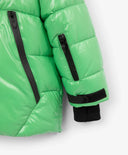 Geacă de iarnă pentru băiat, matlasată, cu puf artificial, verde Gulliver