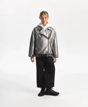 Geacă căptușită pentru fată, argintie Gulliver