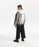 Geacă căptușită pentru fată, argintie Gulliver