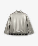 Geacă căptușită pentru fată, argintie Gulliver