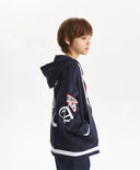 Hanorac cu fermoar pentru băiat, cu interior pufos, albastru Gulliver