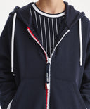 Hanorac cu fermoar pentru băiat, cu interior pufos, albastru Gulliver