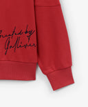 Bluză sport pentru băiat, cu decolteu în V, roșie Gulliver