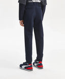 Pantaloni pentru băiat, din twill, conici, albaștri Gulliver