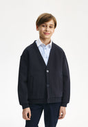 Синя жилетка с мека свободна форма от Gulliver