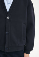 Синя жилетка с мека свободна форма от Gulliver