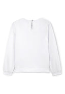 Бяла блуза с дълъг ръкав от Gulliver