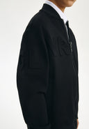 Черен суитшърт-бомбър от Gulliver