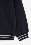 Син трикотажен бомбър силует умерен овърсайз от Gulliver