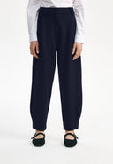 Сини трикотажни панталони тип слоучи (от англ. slouchy – свободни, торбести) от Gulliver