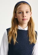 Син сукман, изработен от памучен текстил от Gulliver