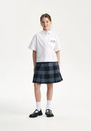 Синя училищна пола на каре от Gulliver