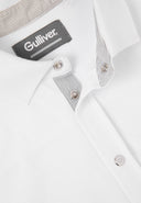 Бяла риза с дълъг ръкав от Gulliver