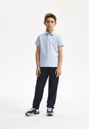 Изчистено светлосиньо поло с къс ръкав от Gulliver