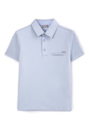 Изчистено светлосиньо поло с къс ръкав от Gulliver